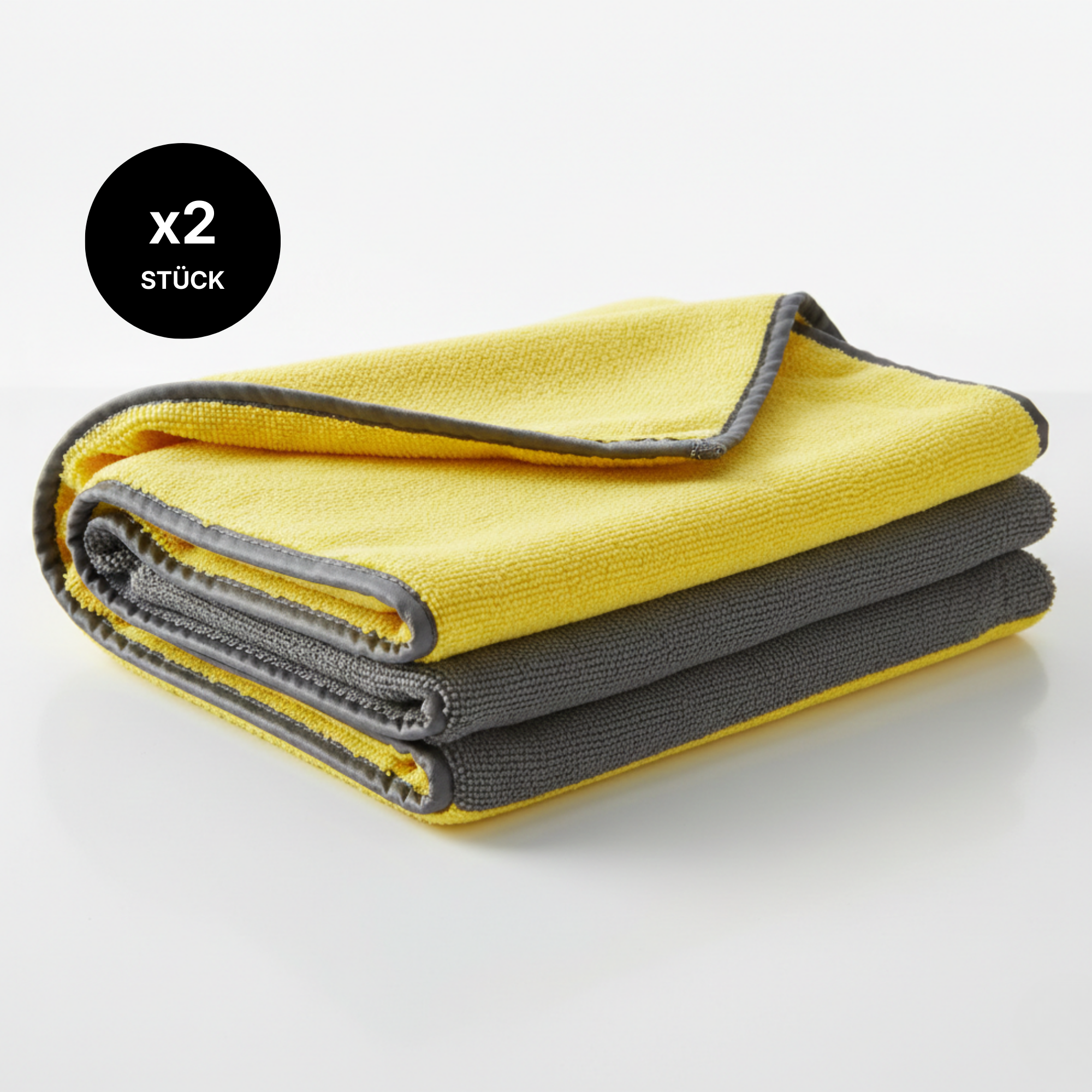ACS3000 Auto Trockentuch & Waschtuch (L) – 2x Stück Microfaser 30 x 60 cm