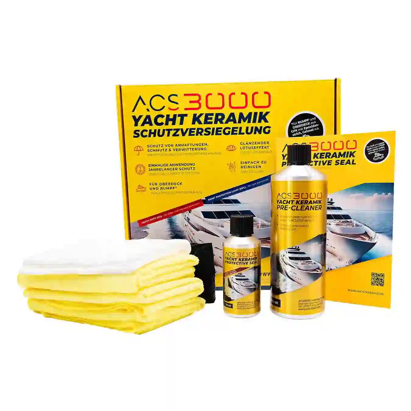 acs3000 yacht keramik schutzversiegelung ergänzung-set hd filme