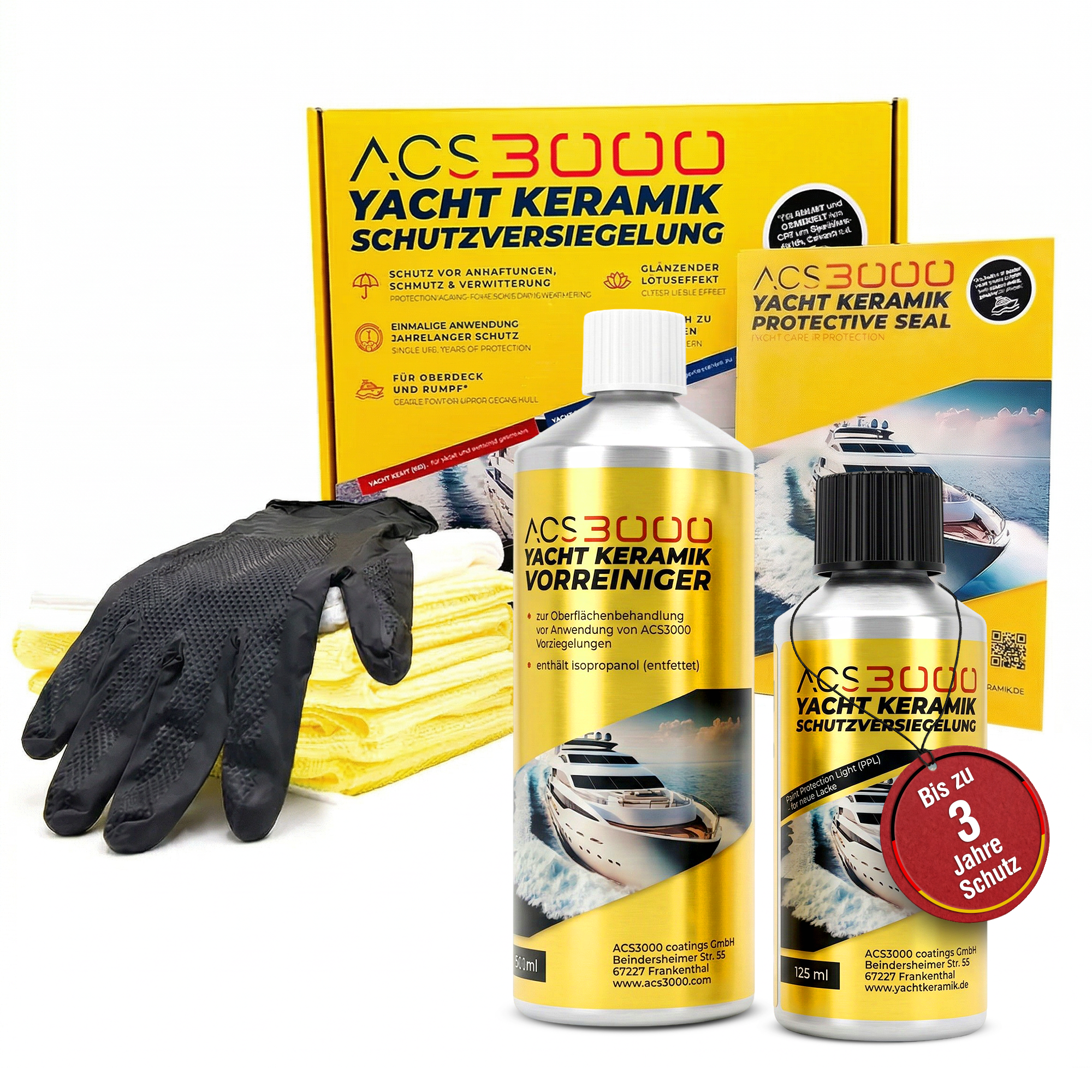 ACS300 Yacht Keramik Schutzversiegelung für neue Lacke (PPL)