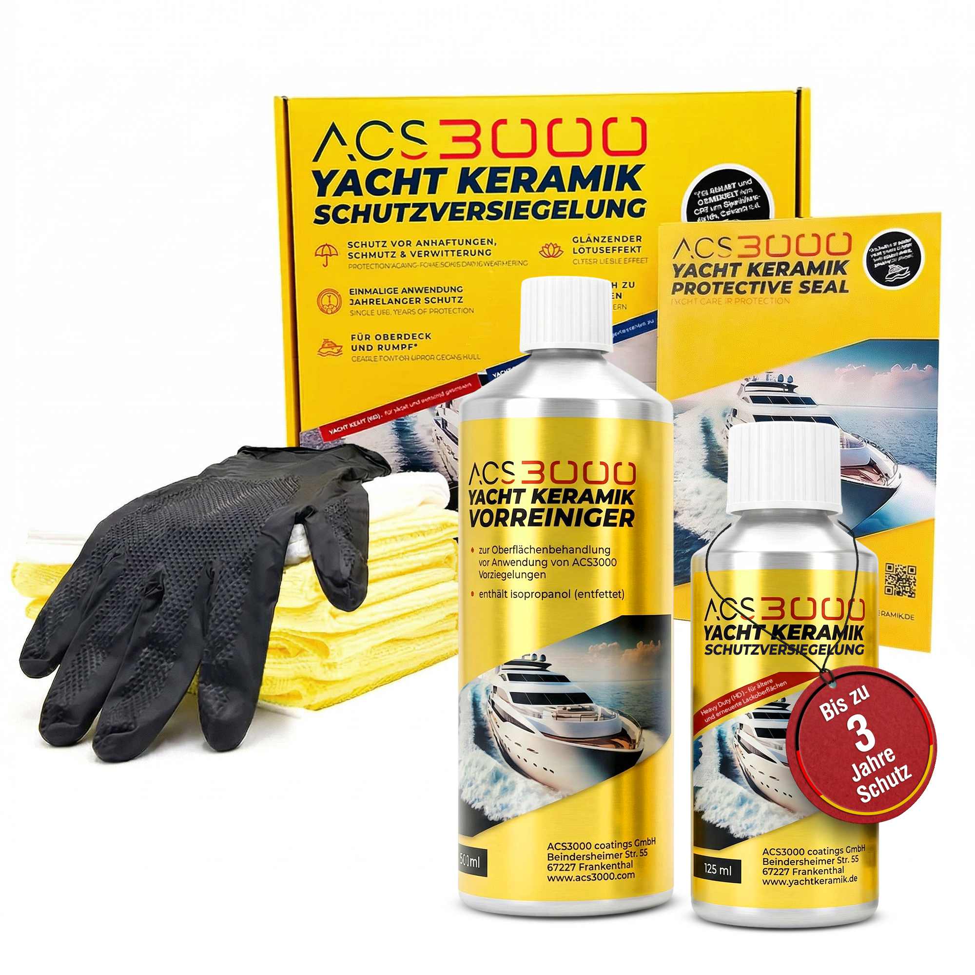 ACS300 Yacht Keramik Schutzversiegelung für ältere Lacke (HD)