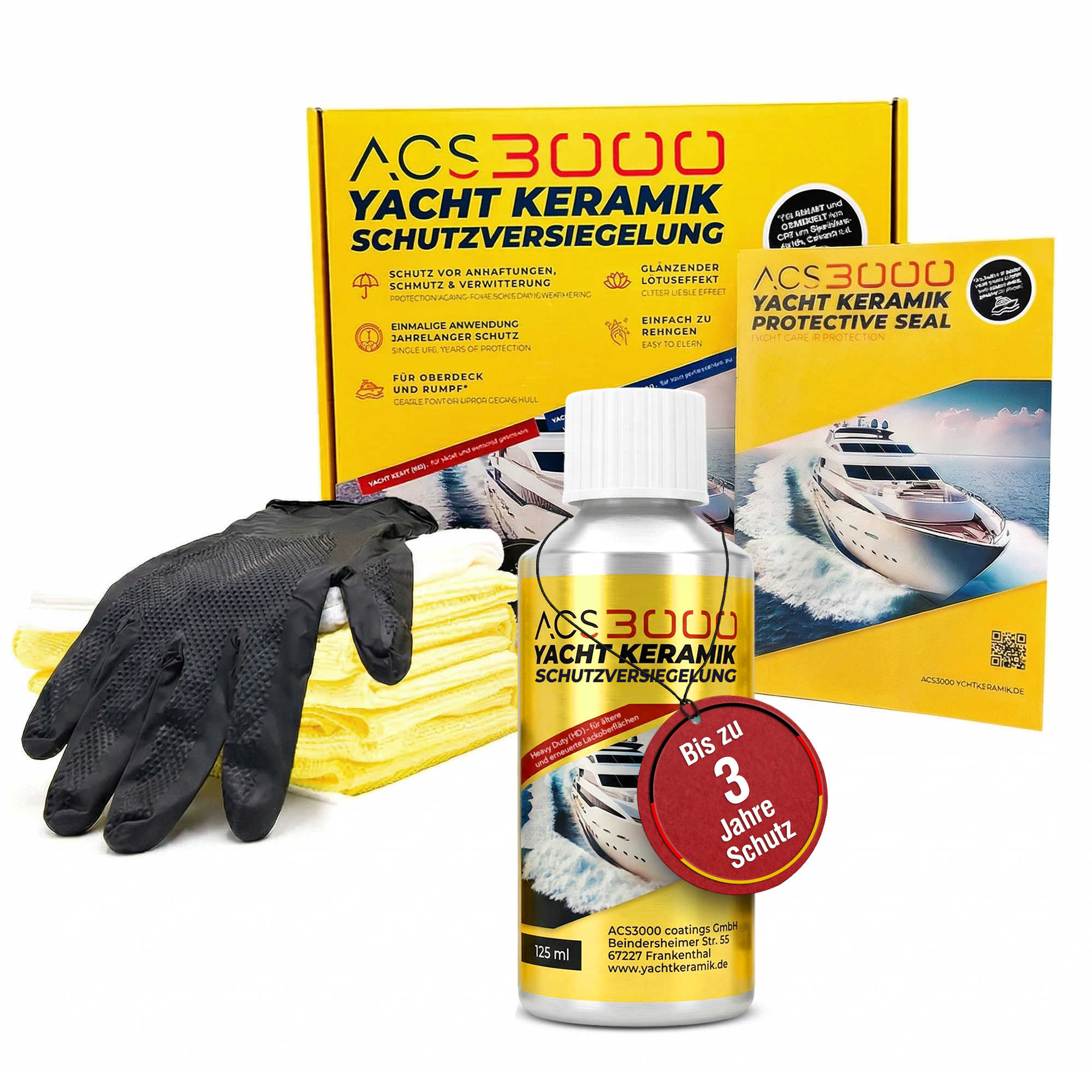 ACS300 Yacht Keramik Schutzversiegelung für ältere Lacke (HD)