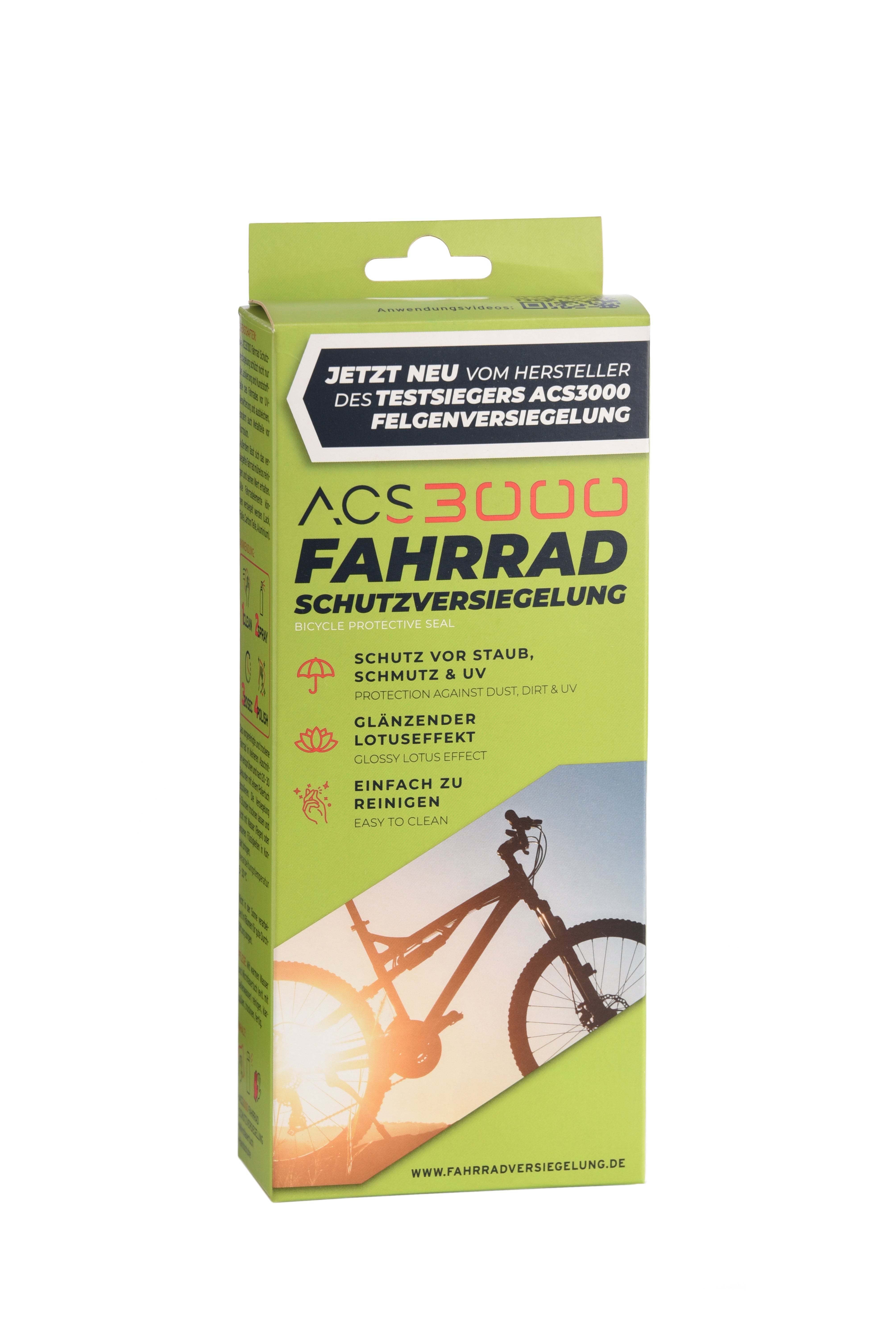 ACS3000 Fahrrad Schutzversiegelung für 3 Fahrräder