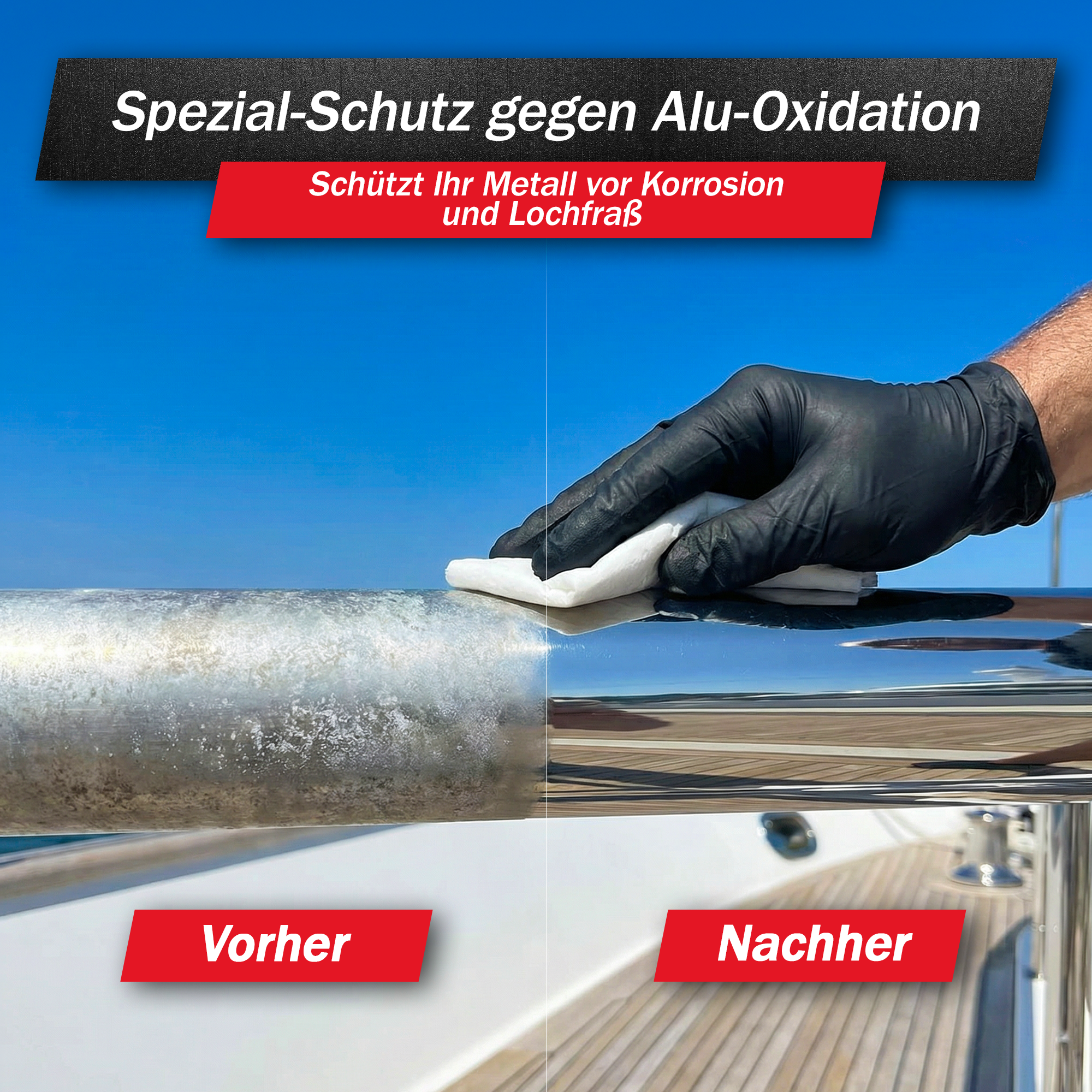 ACS3000 Yacht Keramik Schutzversiegelung Metall