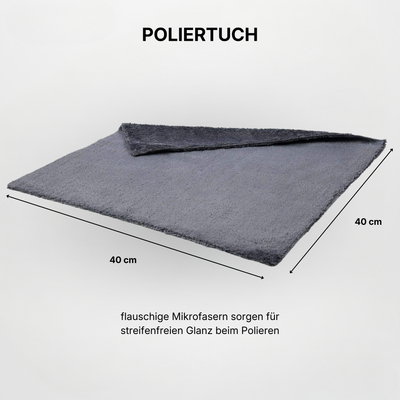 ACS3000 Premium Poliertücher Set – 400 gsm, 40 x 40 cm, (5er Set)