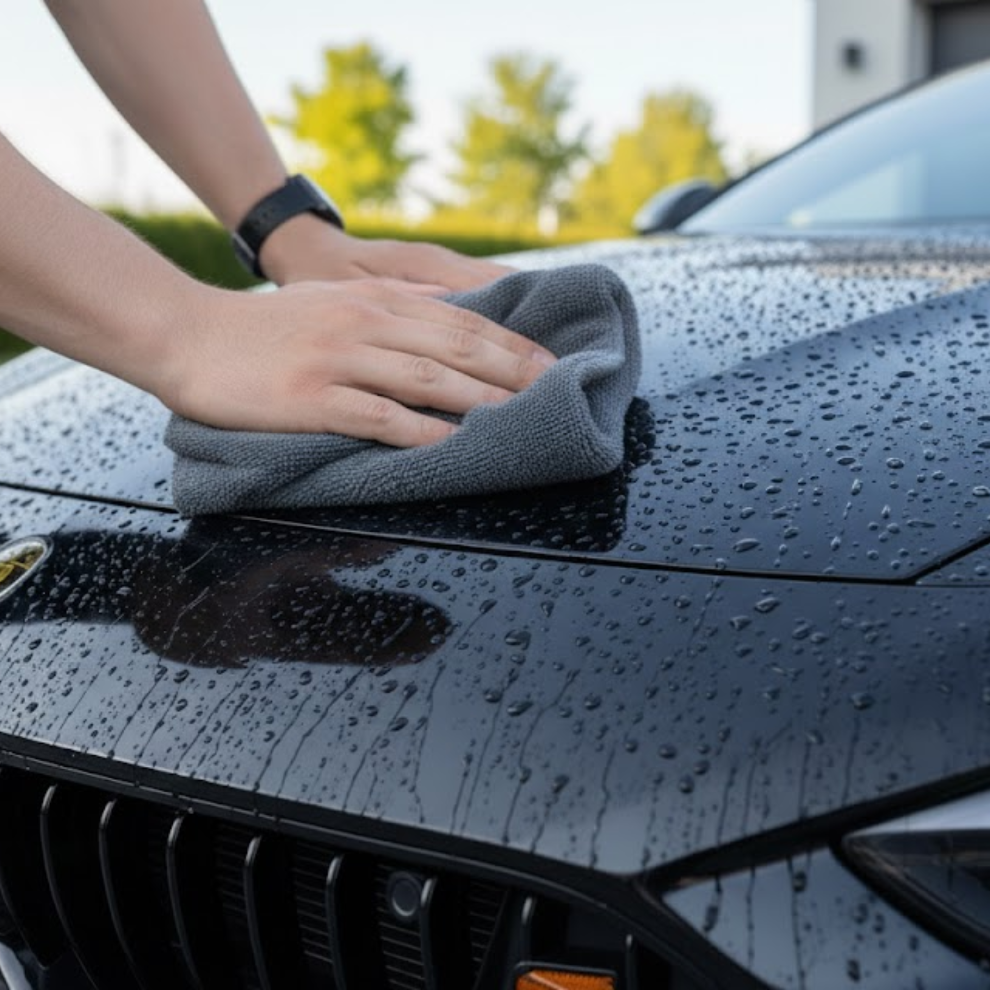 ACS3000 Premium Poliertücher Set – 400 gsm, 40 x 40 cm, (5er Set)